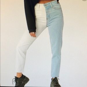Adika color block jeans